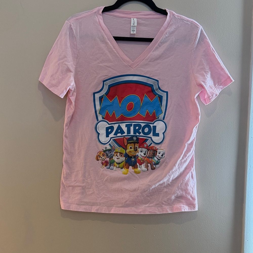 Pink Mom Patrol Women's Short Sleeve Tee